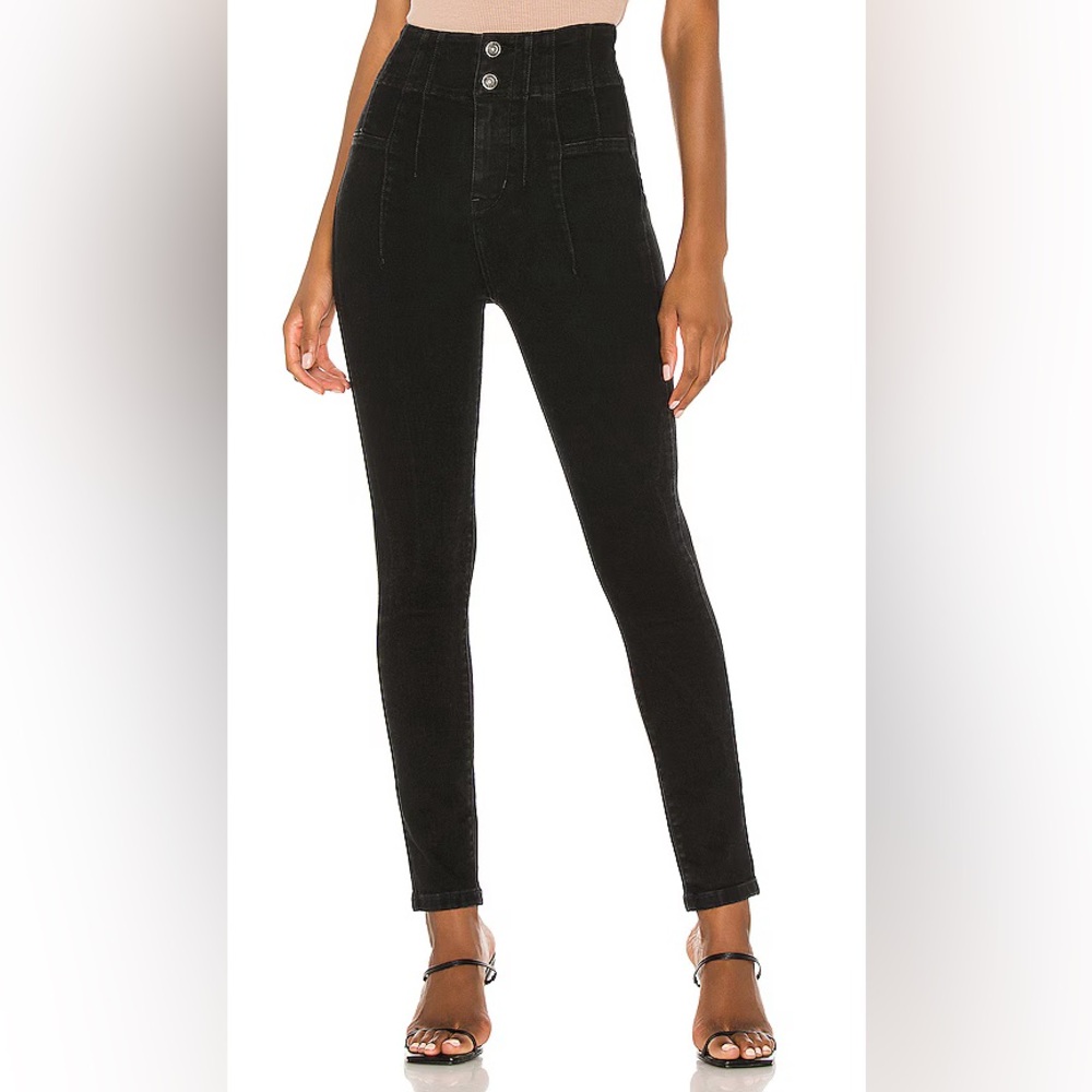 Free People Black Skinny Jeans